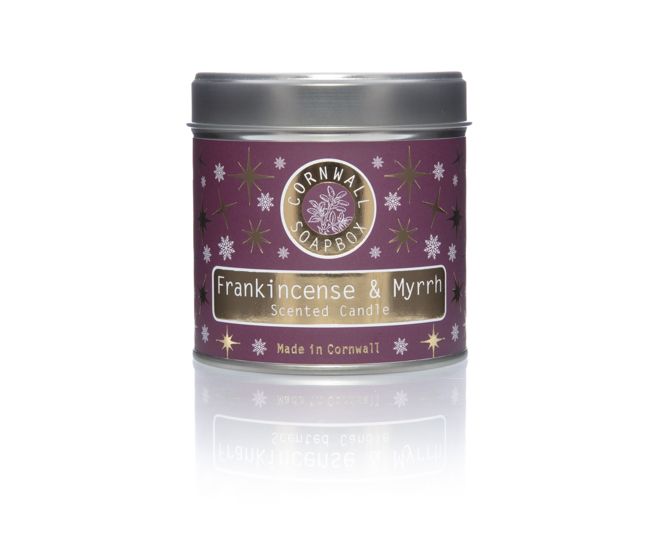 Large Christmas Scented Candle Frankincense & Myrrh